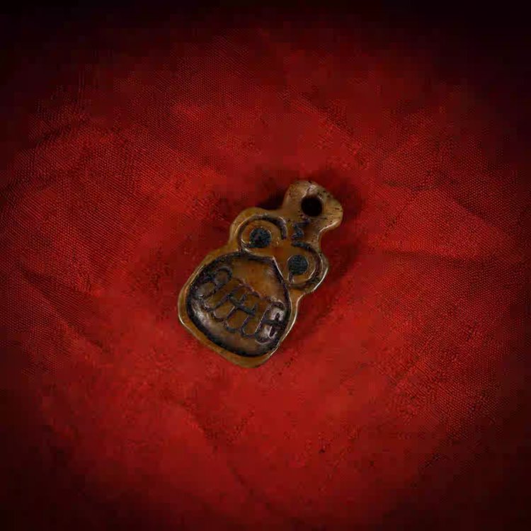 Vintage Tibetan Impermanence Skull Pendant