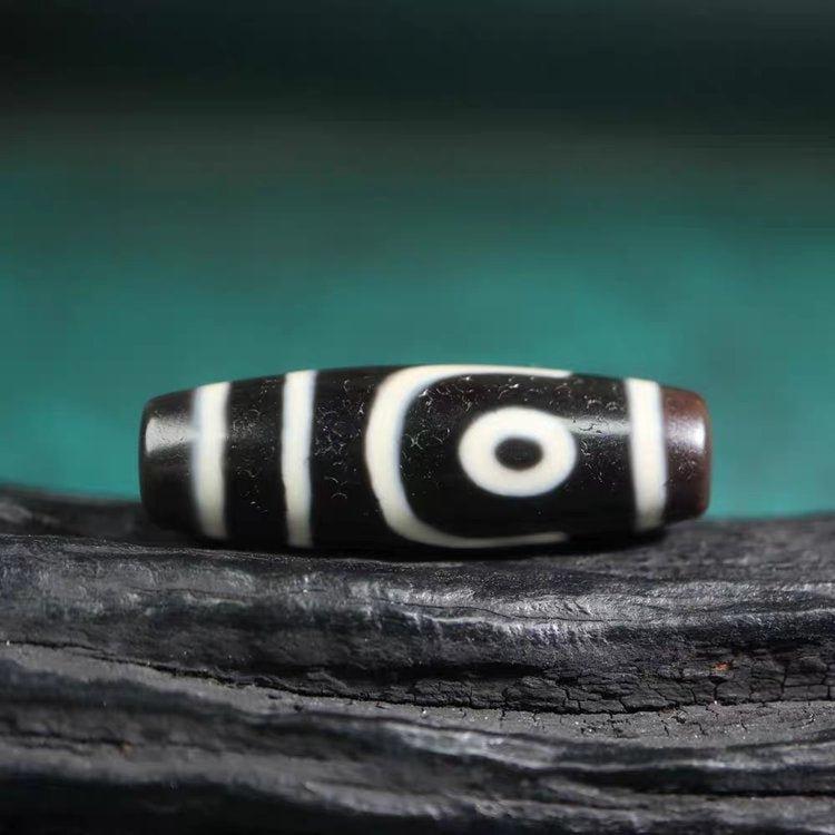 Deep Intuition Amulet 2 Eye Dzi Bead