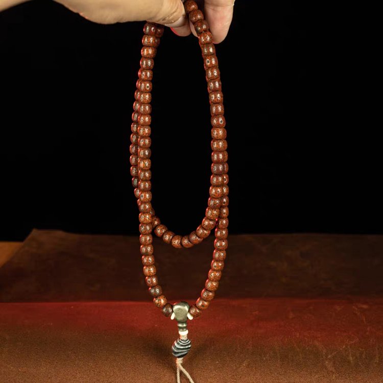 Vintage Tibetan Lotus Seed Mala