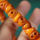 Vintage Tibetan Yak Bone Skull Prayer Beads