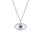 Sterling Silver Evil Eye Necklace