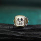Vintage Tibetan Mammoth Ivory Skull Ring
