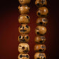 Tibetan Yak Bone Skull Mala Necklace