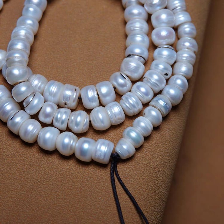 Vintage Tibetan Pearl Bead Necklace Bracelet