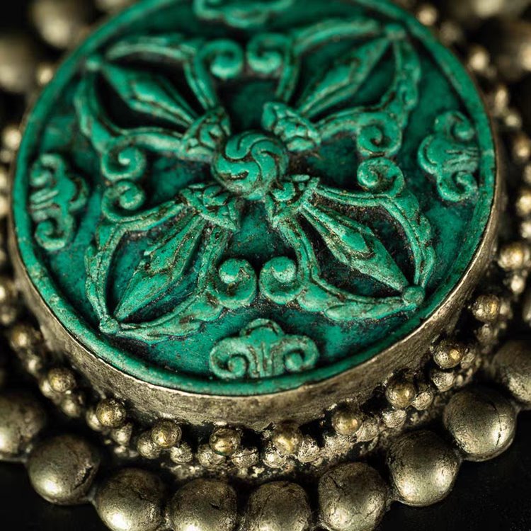 Old Tibetan Iron Dorje Vajra Pendant