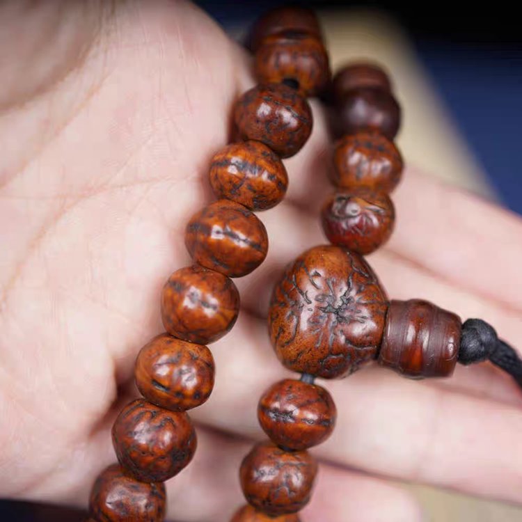 VIntage Tibetan Mala Bodhi Seed Prayer Beads