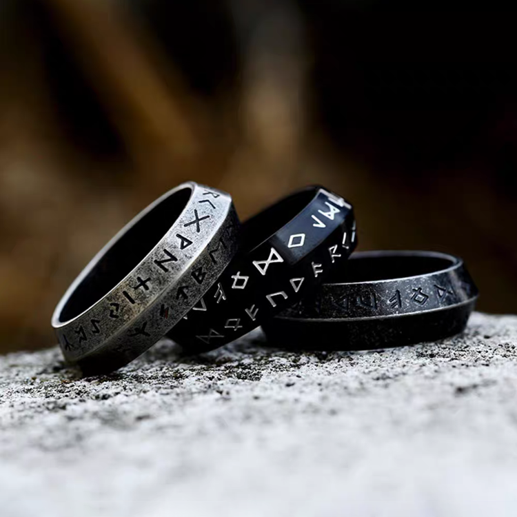 Elder Futhark Rune Ring