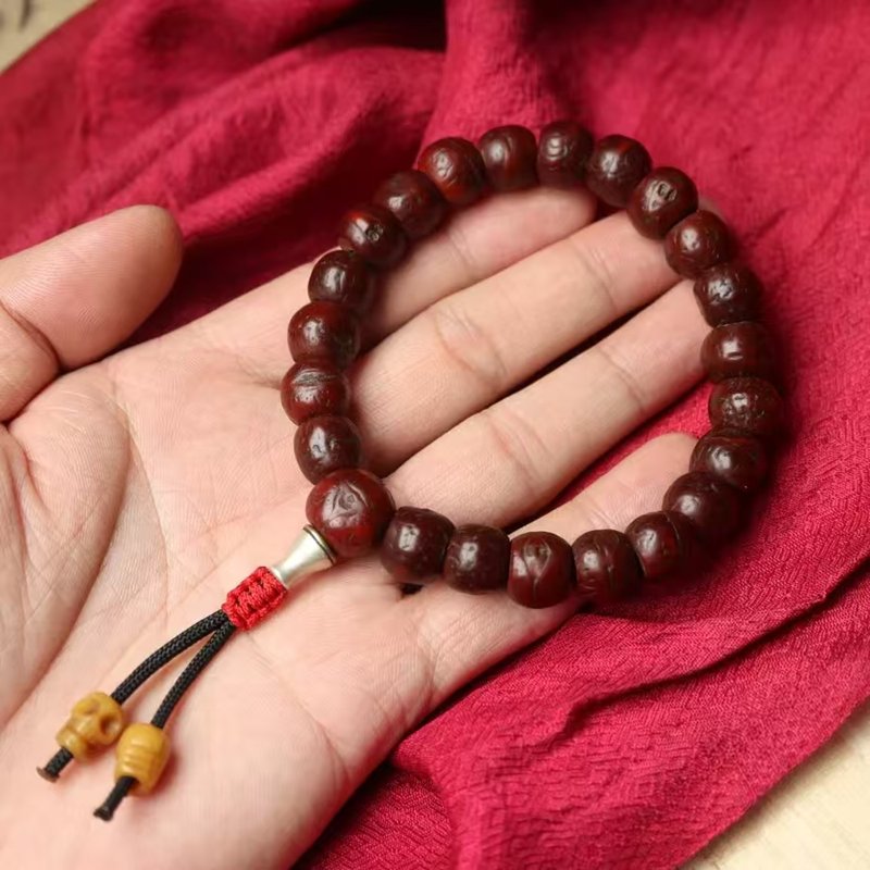 Old Tibetan Bodhi Seed Mala 6mm Seeds
