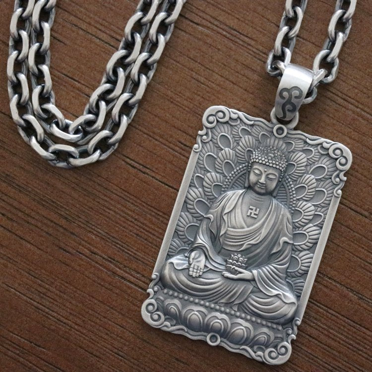 Framed Charity Amitabha Buddha Pendant