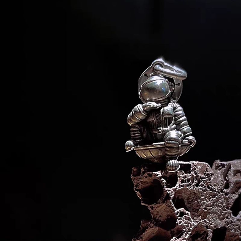 Astronaut Buddha Pendant