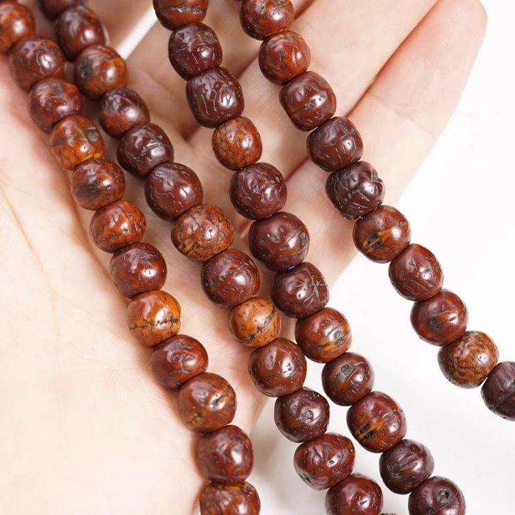 Vintage Tibetan Buddha Beads Mala