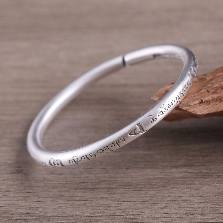 Real Om Mani Padme Hum Buddha Bracelet