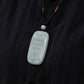 Porcelain Ceramic Buddha Portrait Pendant
