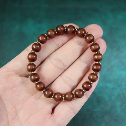 Antique Tibetan Bodhi Root Wrist Mala for Men