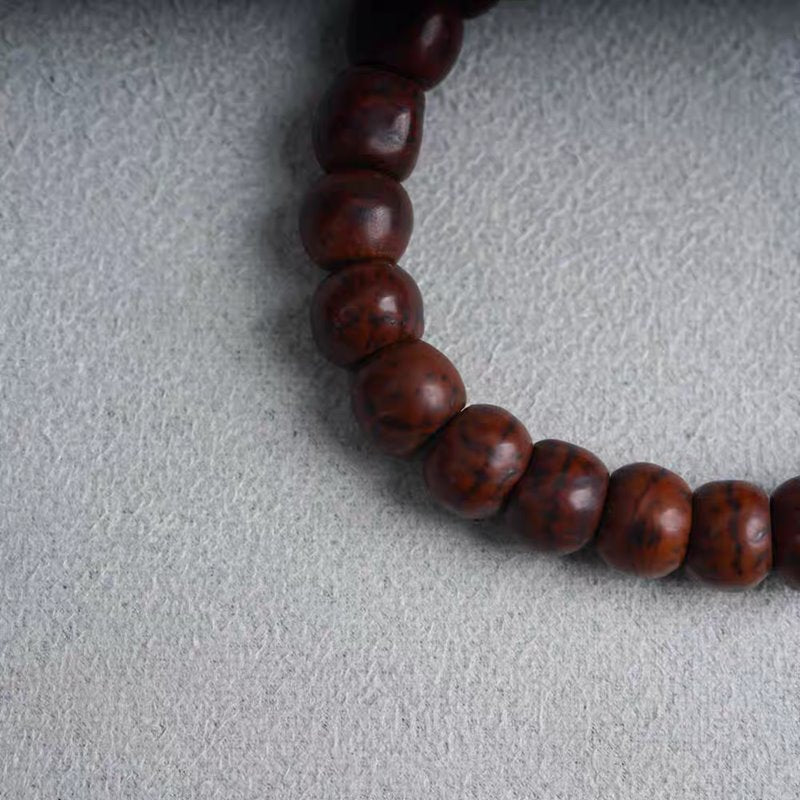 Old Tibetan Bodhi Seed Mala Bracelet-Mantrapiece