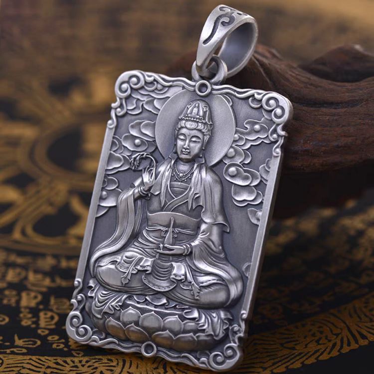 Framed Life Force Quan Yin Necklace