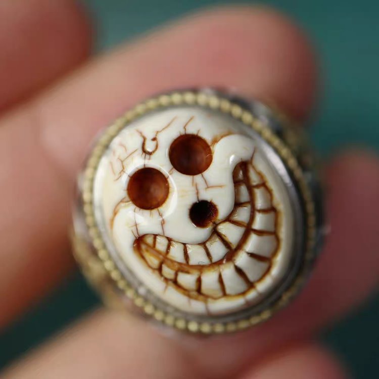 Tibetan Mammoth Tusk Ivory Ring
