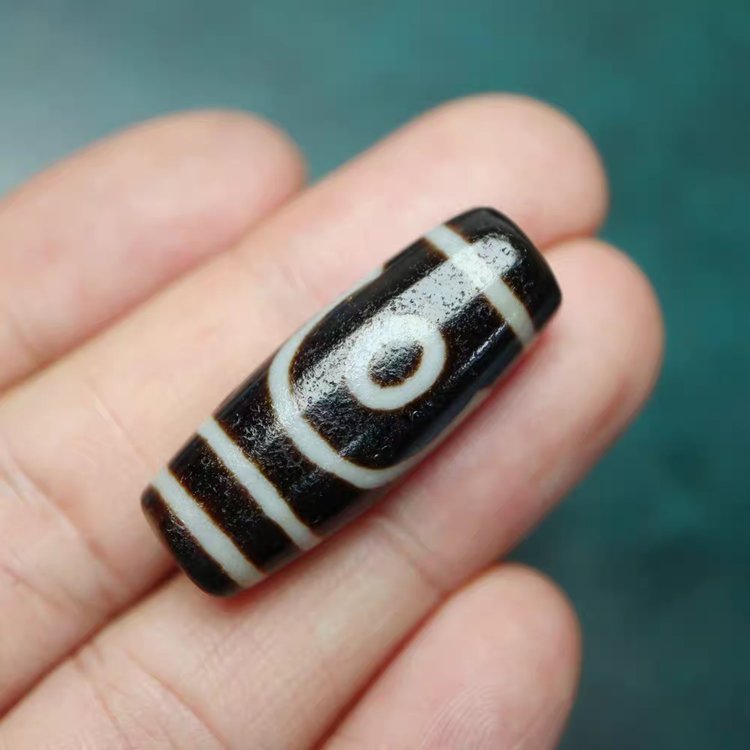 True Nature of Mind Talisman 2 Eye Dzi Bead
