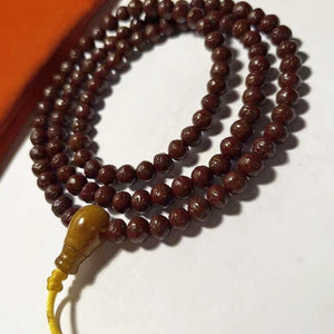 Old Tibetan Bodhi Seed Mala 6mm Seeds