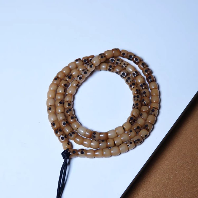 Vintage Tibetan Yak Bone Skull Beads