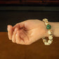 Old Tibetan Ceramic Bead Skull Wrist Mala