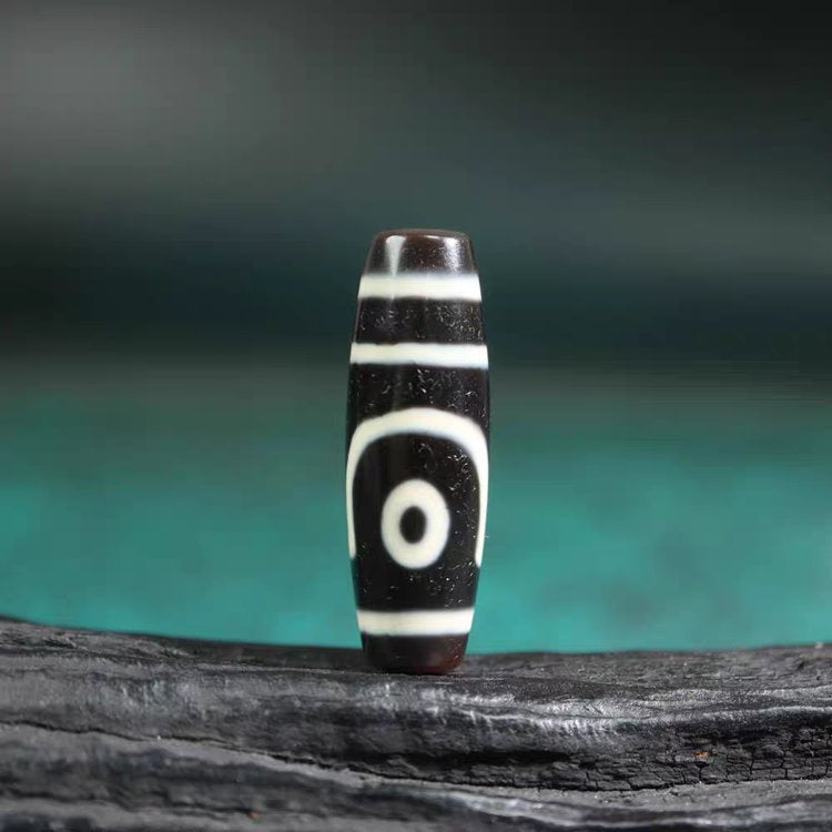 Deep Intuition Amulet 2 Eye Dzi Bead