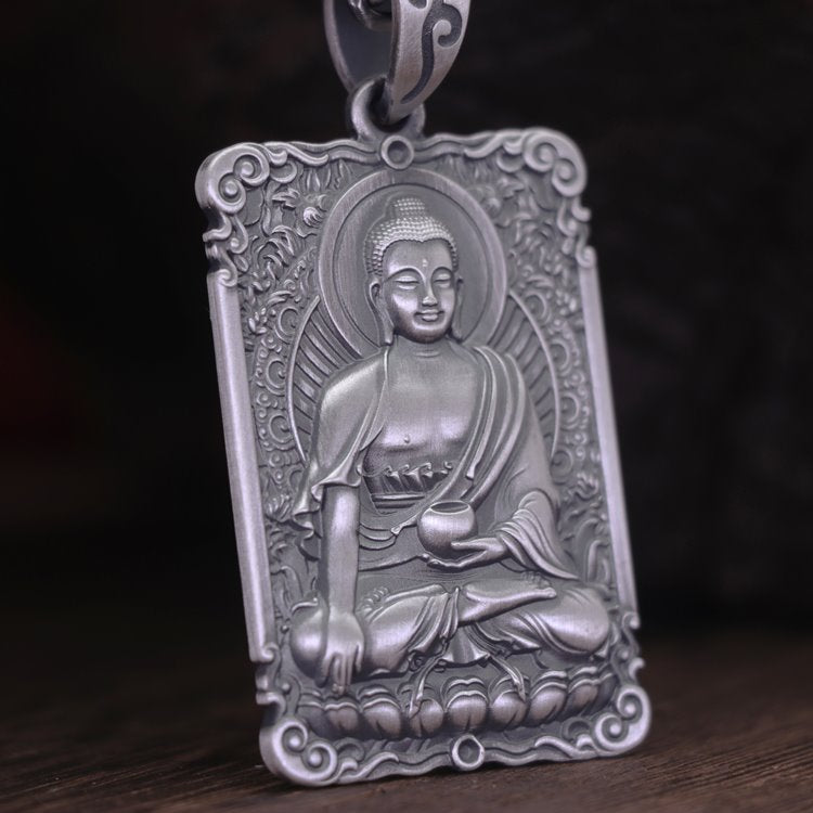 Framed Medicine Buddha Pendant