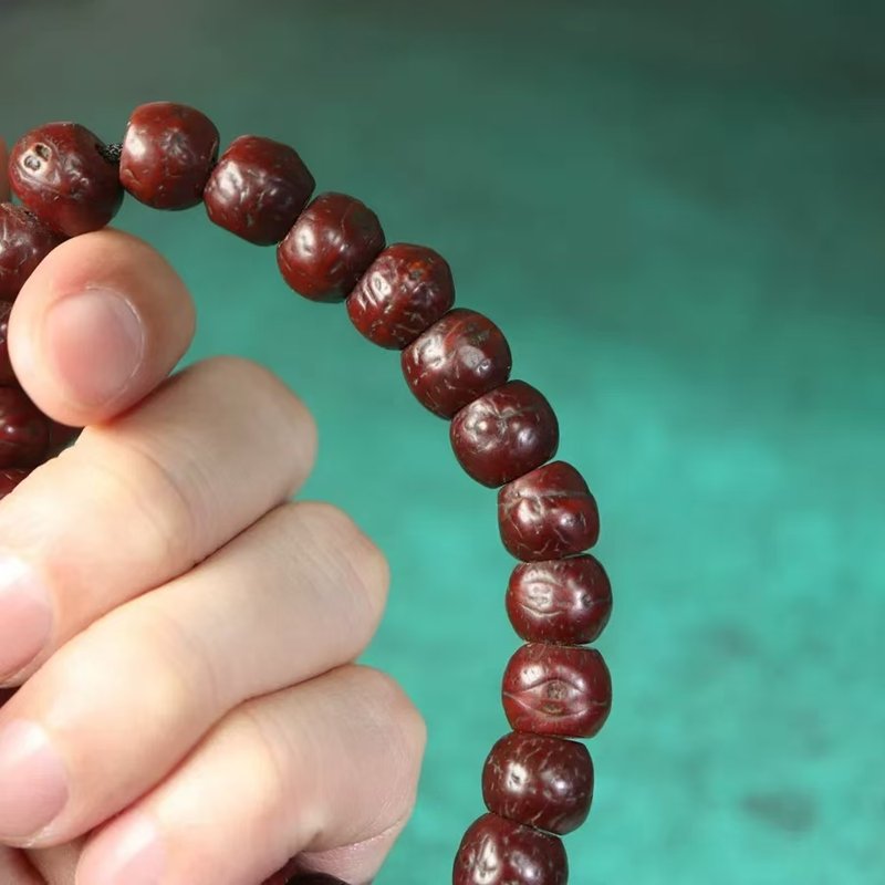 Old Tibetan Bodhi Seed Mala 6mm Seeds
