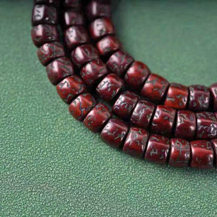 Vintage Tibetan Old Rudraksha Mala