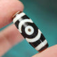 Amulet of Happiness, Honor and Long Life 3 Eye Dzi Bead