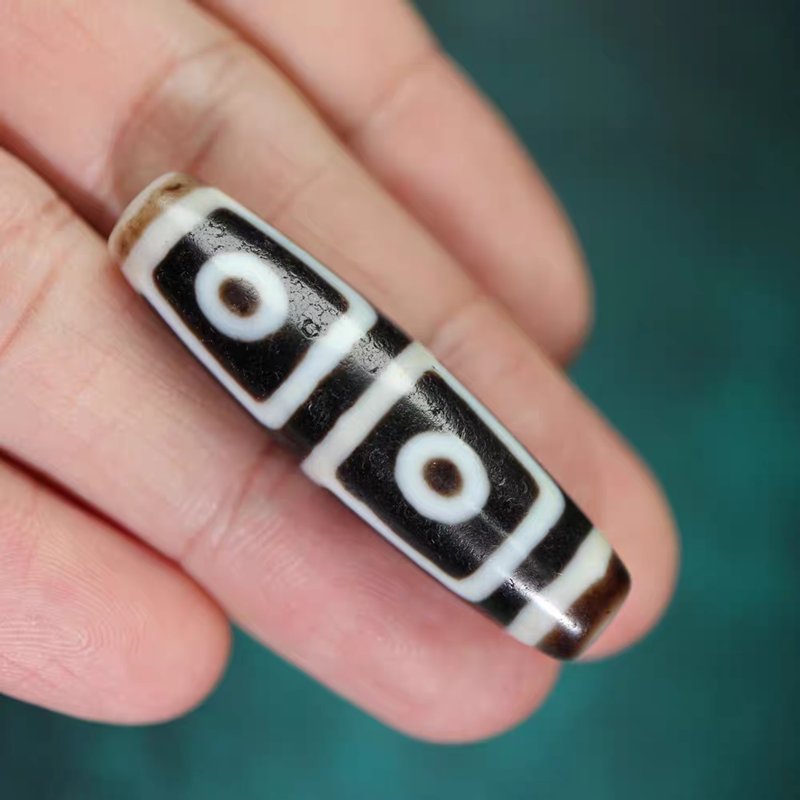 Purification of the Four Elements Talisman 4 Eye Dzi Bead