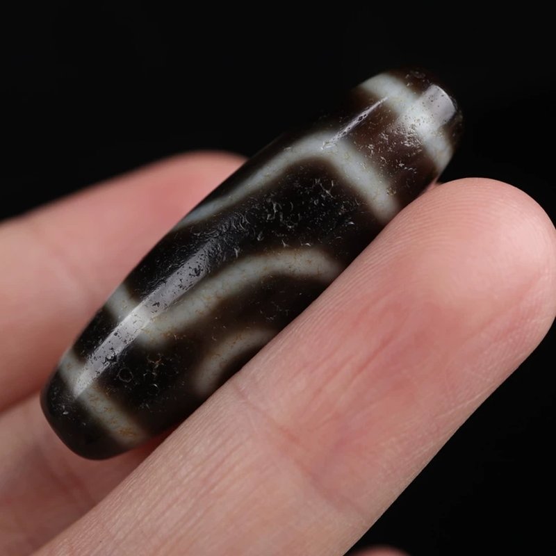 Perfecting Twofold Merit Talisman 2 Eye Dzi Bead