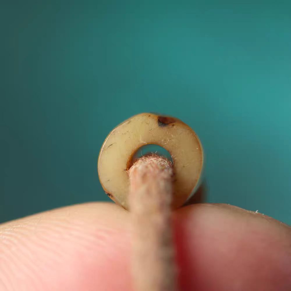 Vintage Tibetan Yak Bone Skull Beads