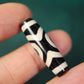 Samsara and Nirvana Talisman 2 Eye Dzi Bead