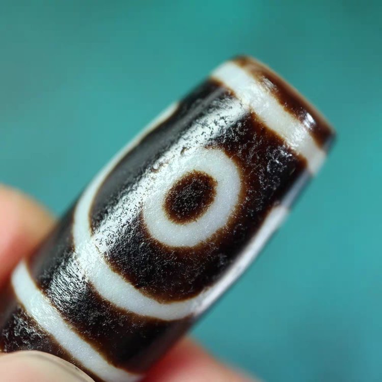 True Nature of Mind Talisman 2 Eye Dzi Bead