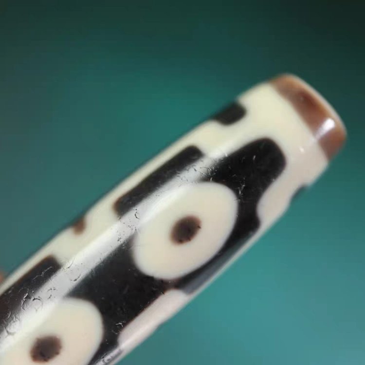 Energies of Skillful Means Talisman 4 Eye Dzi Bead
