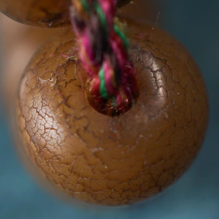 Vintage Tibetan Bodhi Root Monk Bead Bracelet