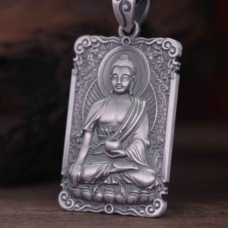 Framed Medicine Buddha Pendant