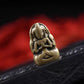 Old Tibetan Brass Quan Yin Amulet