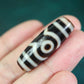 Prosperity Fulfilled 3 Eye Dzi Bead