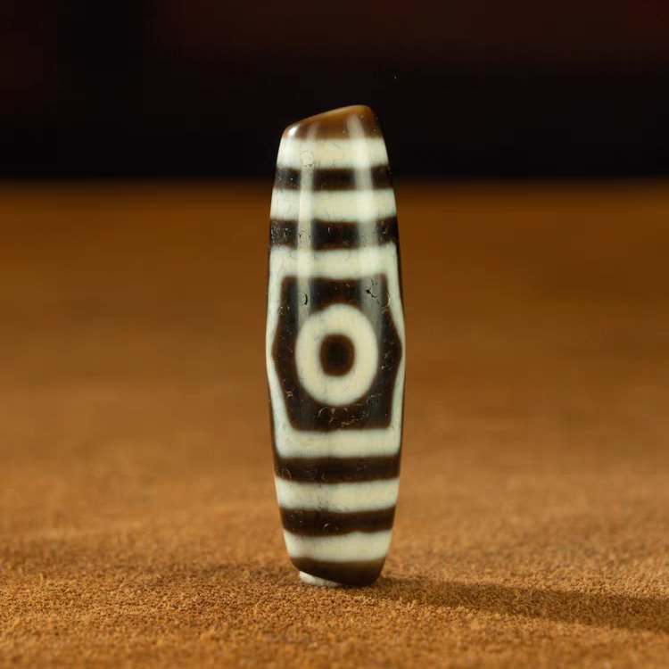 Holistic Harmony 3 Eye Dzi Bead