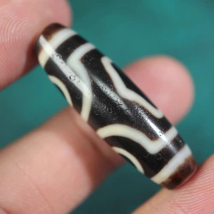 Holistic Harmony 3 Eye Dzi Bead