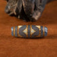 Amulet of Silent Fortitude Tiger Tooth Dzi Bead