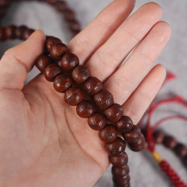VIntage Tibetan Mala Bodhi Seed Prayer Beads