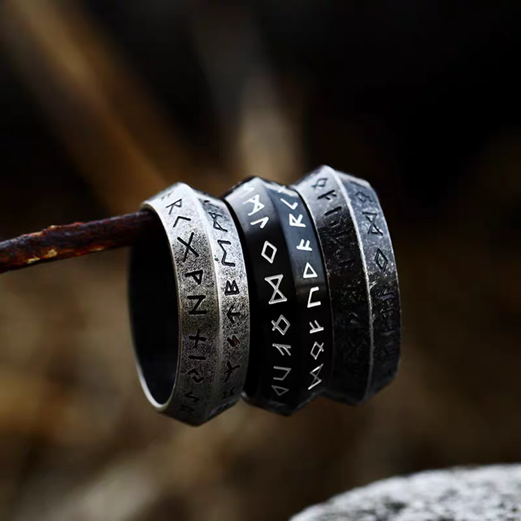 Elder Futhark Rune Ring
