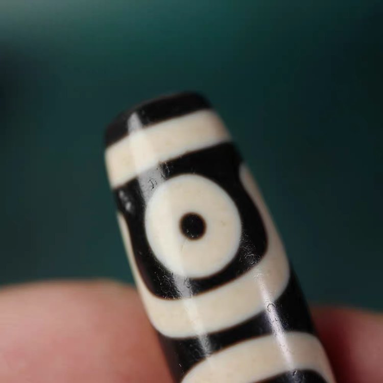 Triple Blessings 3 Eye Dzi Bead