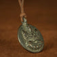 Vintage Tibetan Copper Guanyin Amulet