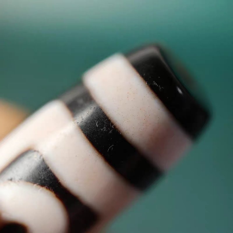 Love Talisman for Devoted Souls 2 Eye Dzi Bead