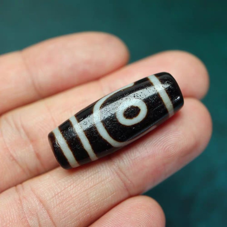 True Nature of Mind Talisman 2 Eye Dzi Bead