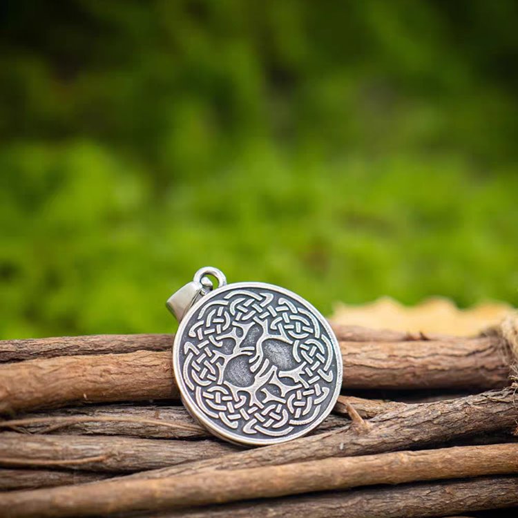 Yggdrasil Tree of Life Viking Medallion